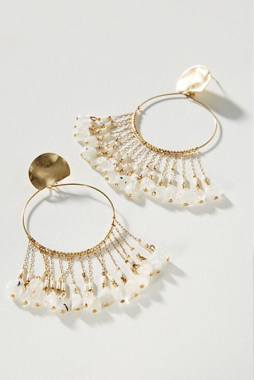 Flutter Hooped Post Earrings